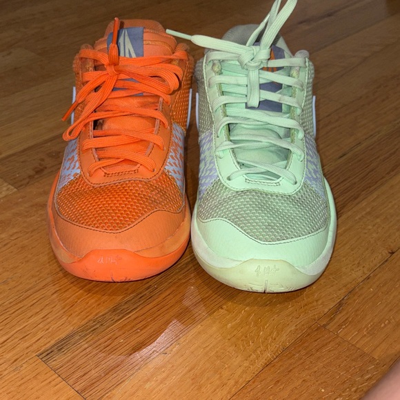 Nike Mint Green and Orange Sneakers - Picture 7 of 7